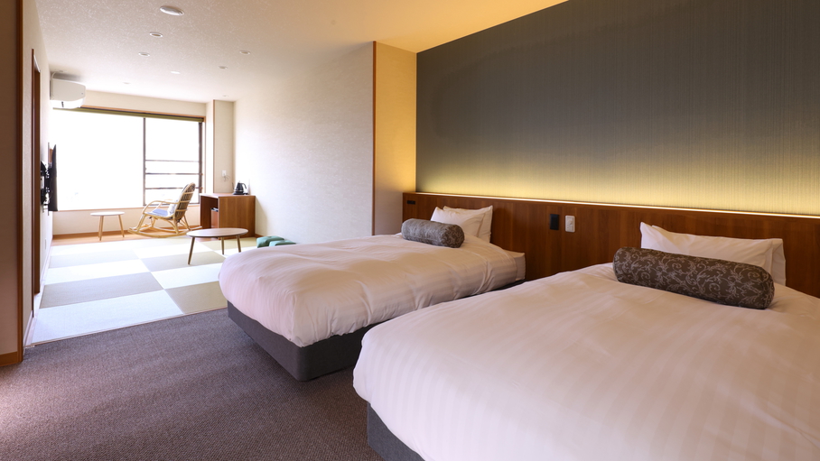 【温泉展望風呂付き客室街側305】