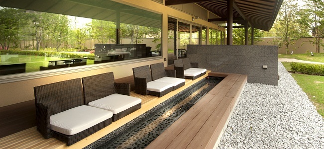 足湯「菜の花」