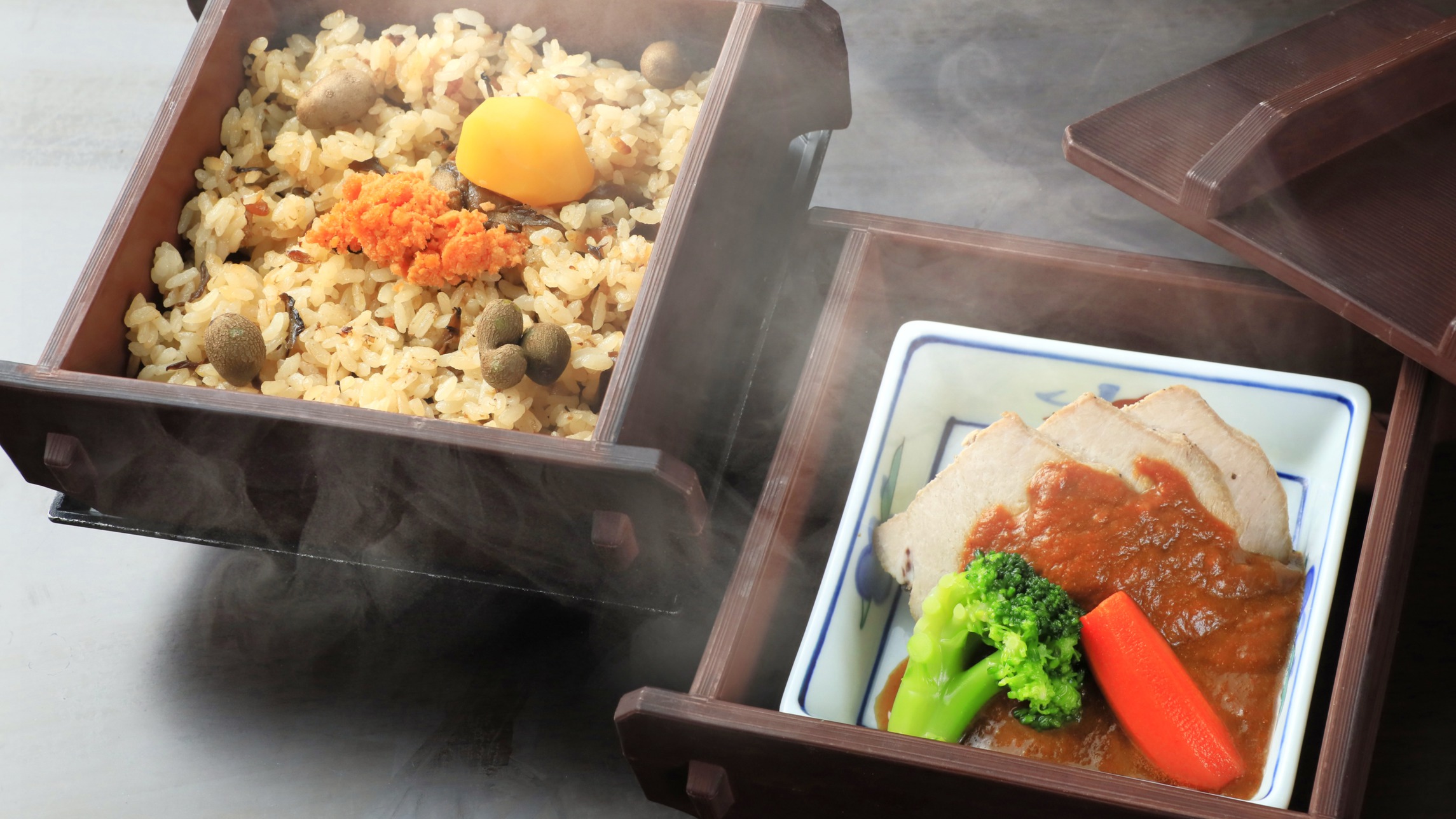 【基本会席日輪】2段せいろ（一例）