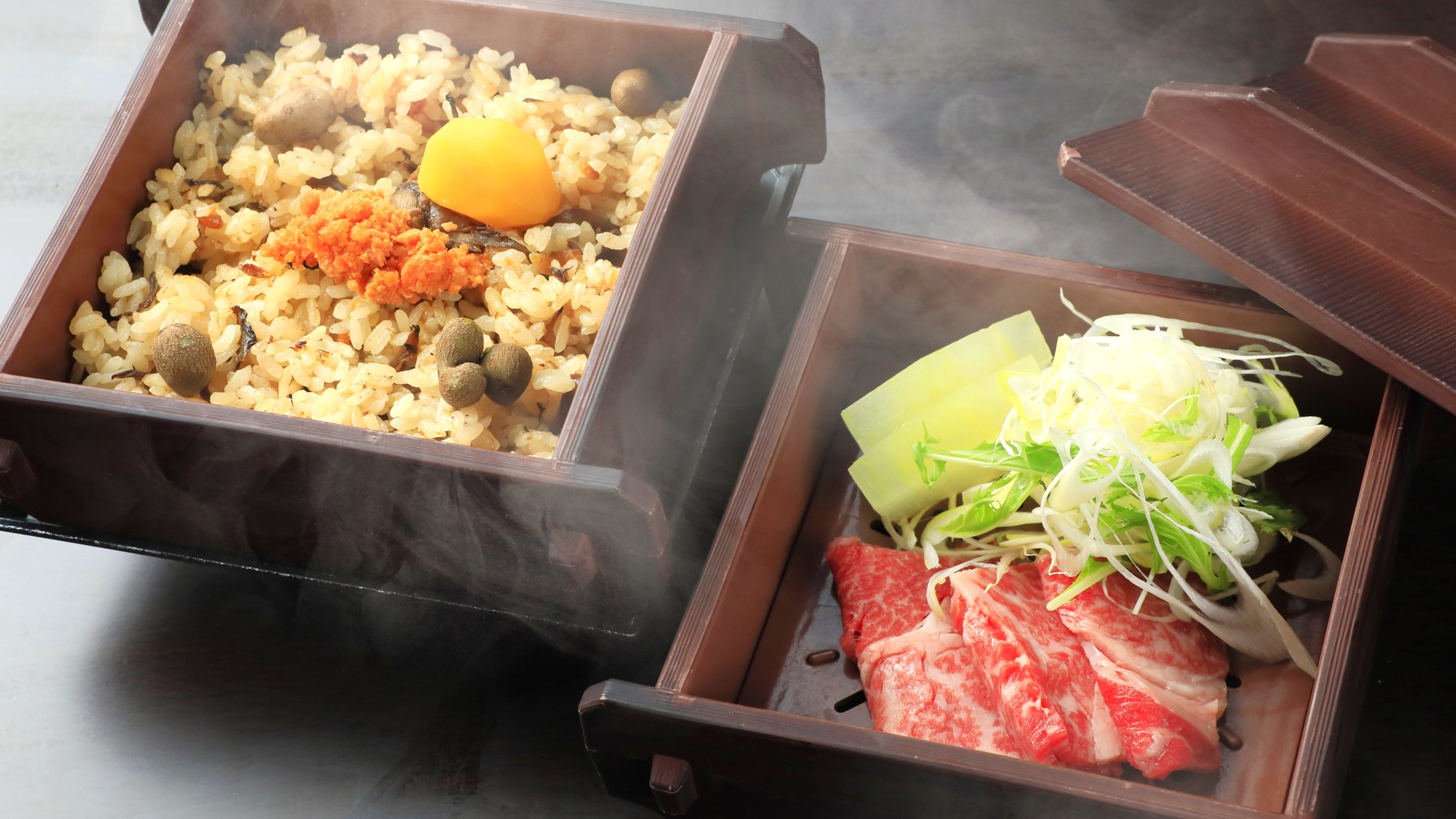 【特選会席灯籠】2段せいろ（一例）