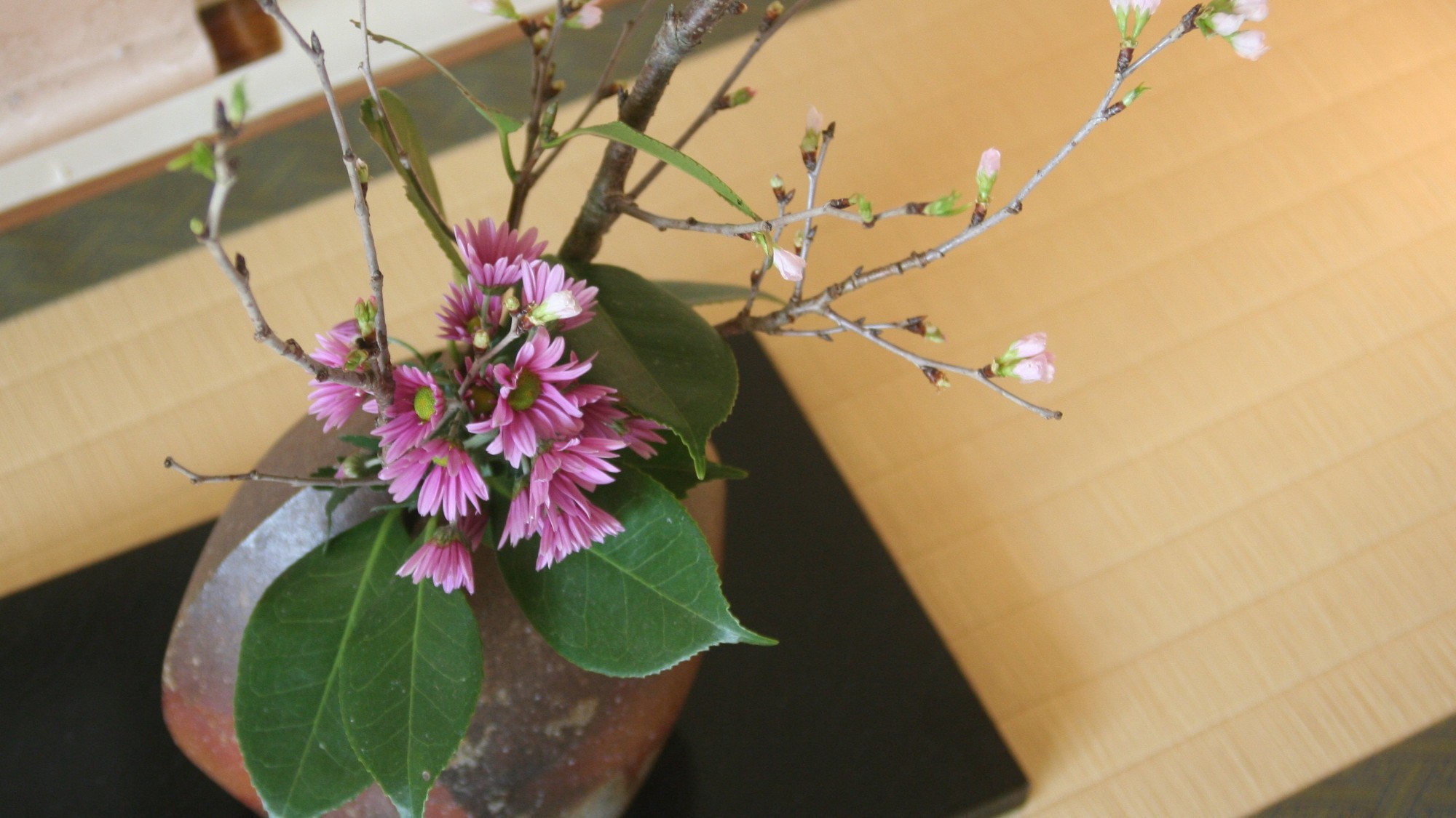 客室の生け花