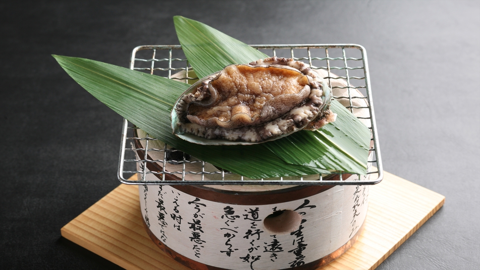 別注料理鮑の踊り焼き