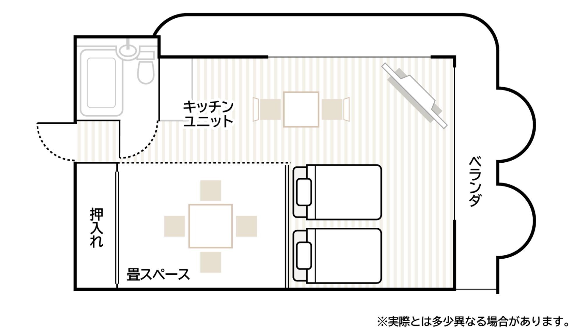 間取り図面[山側角部屋]