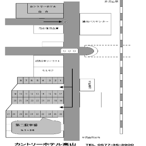 第二駐車場地図