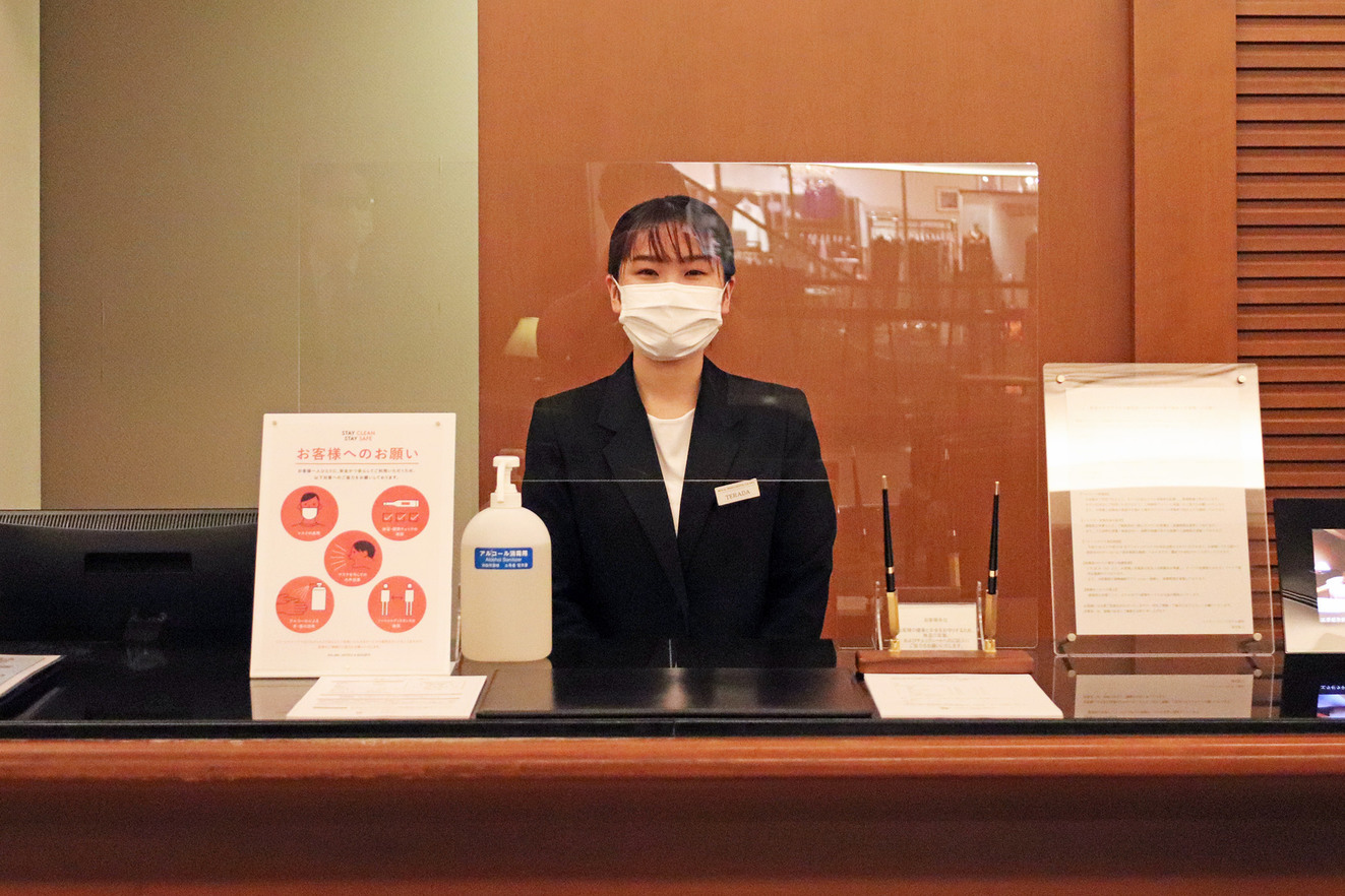 ホテルの感染症対策（マスクの着用）