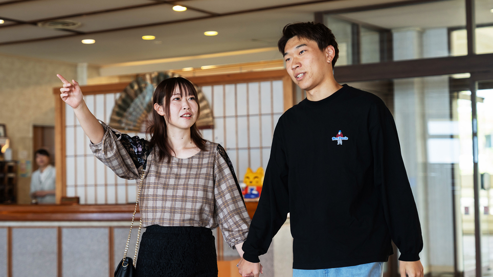 【イメージ】ふたりで過ごす特別なひととき…;「また一緒に来ようね♪」
