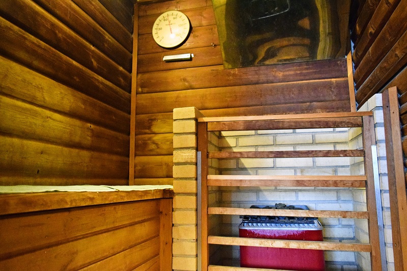 【男性用ログハウス温泉】サウナ利用可能時間１６時〜２２時