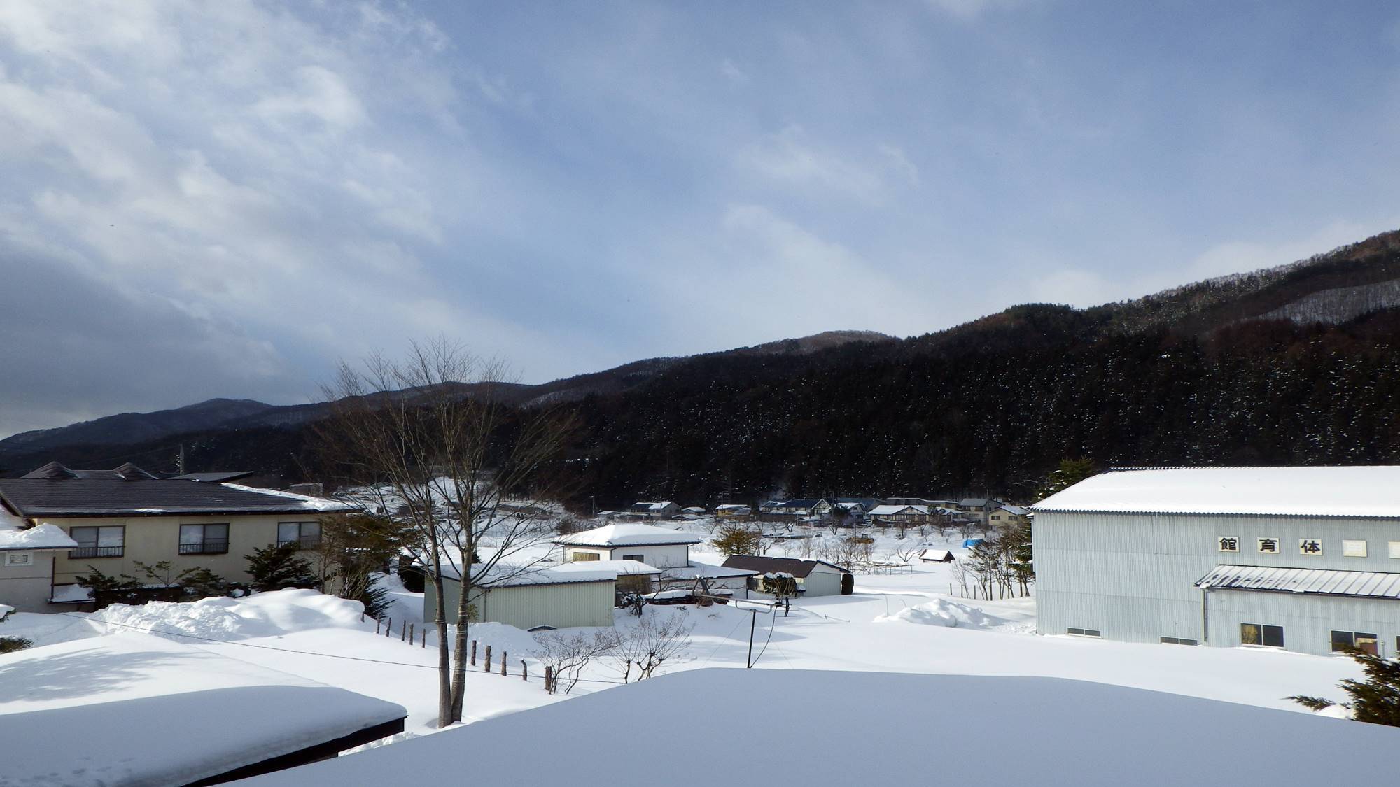 *【客室からの眺め】冬は一面の雪景色！
