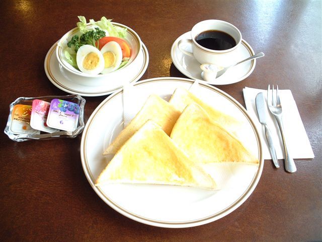 御朝食例モーニングセット（70０円）