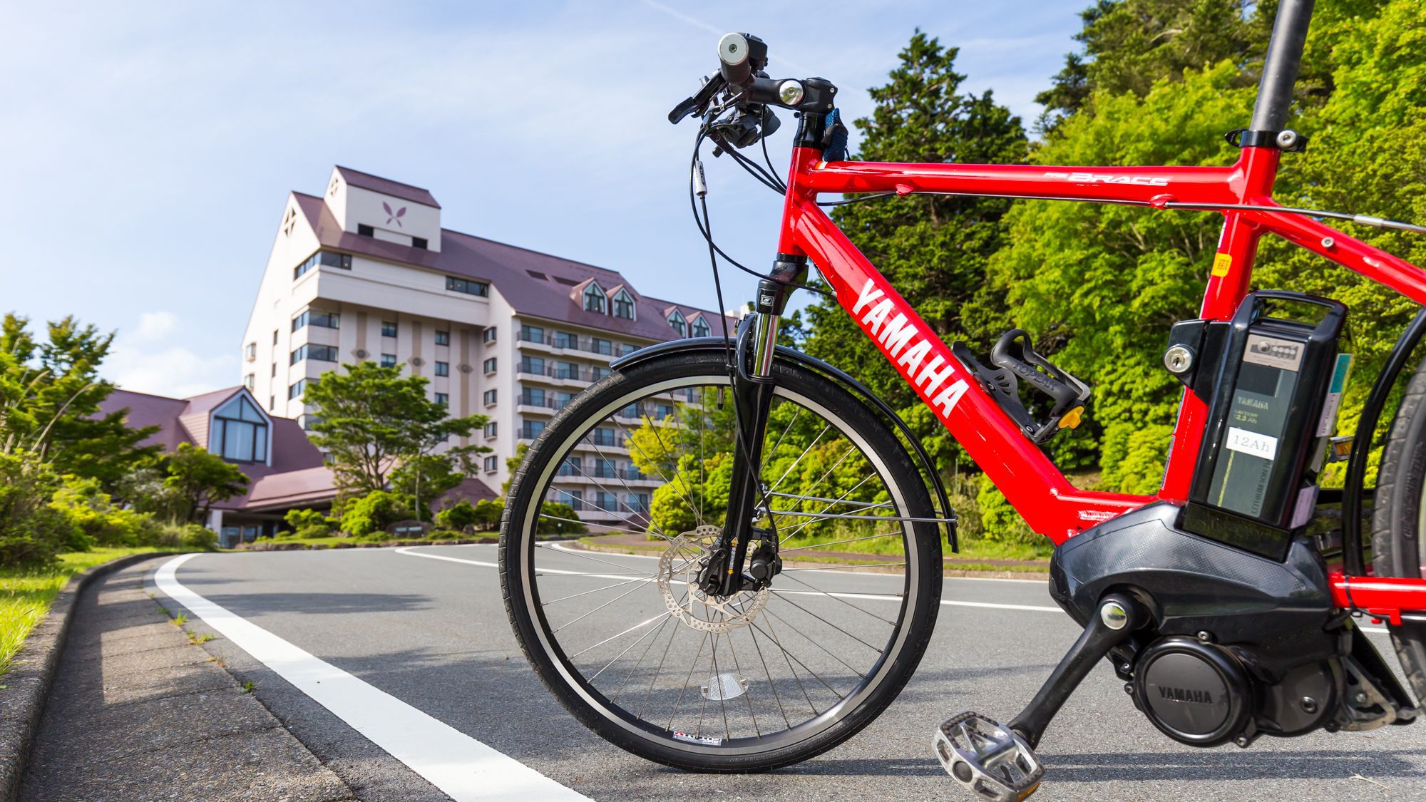 【自転車旅】富士山を眺望できる広大な敷地内をサイクリング♪