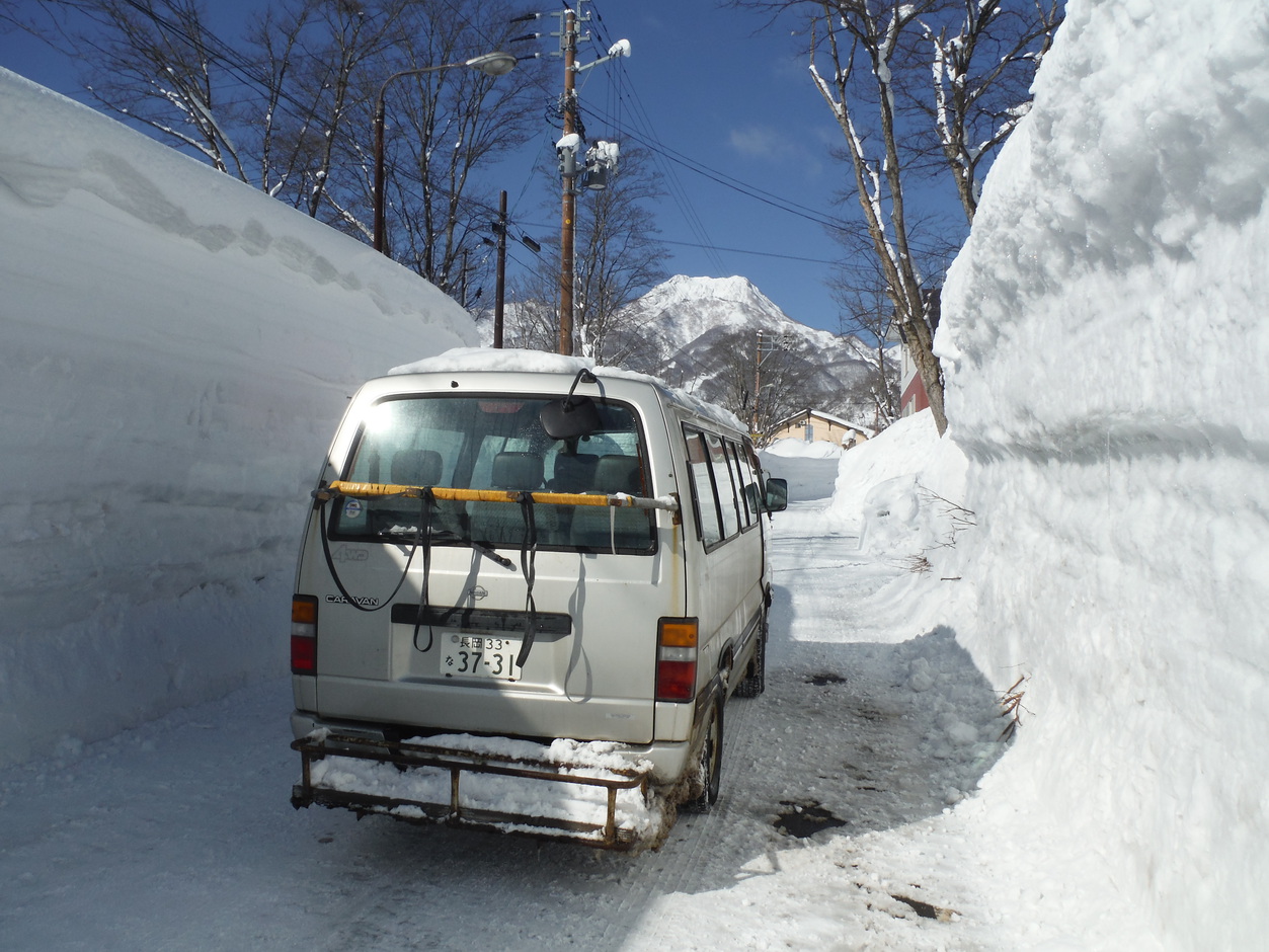 ３ｍを超える雪