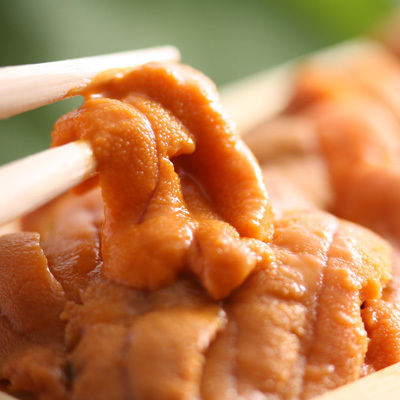 絶品の「ウニ」は、お口の中でとろけます！