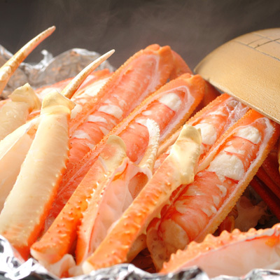 あつあつホカホカ「焼きかに」。