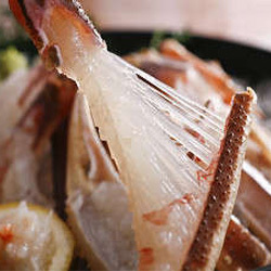 「上等活かにの弾力」。