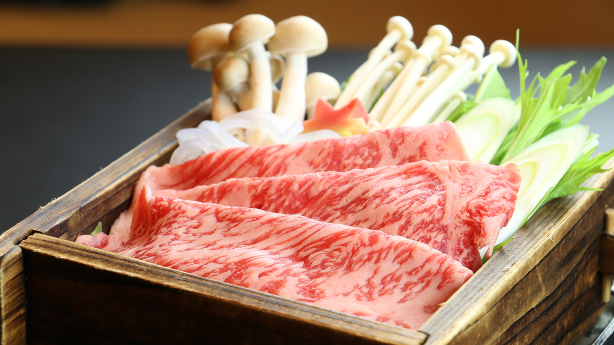 ＃夕食一例。ヘルシーに頂ける山形牛のせいろ蒸し。