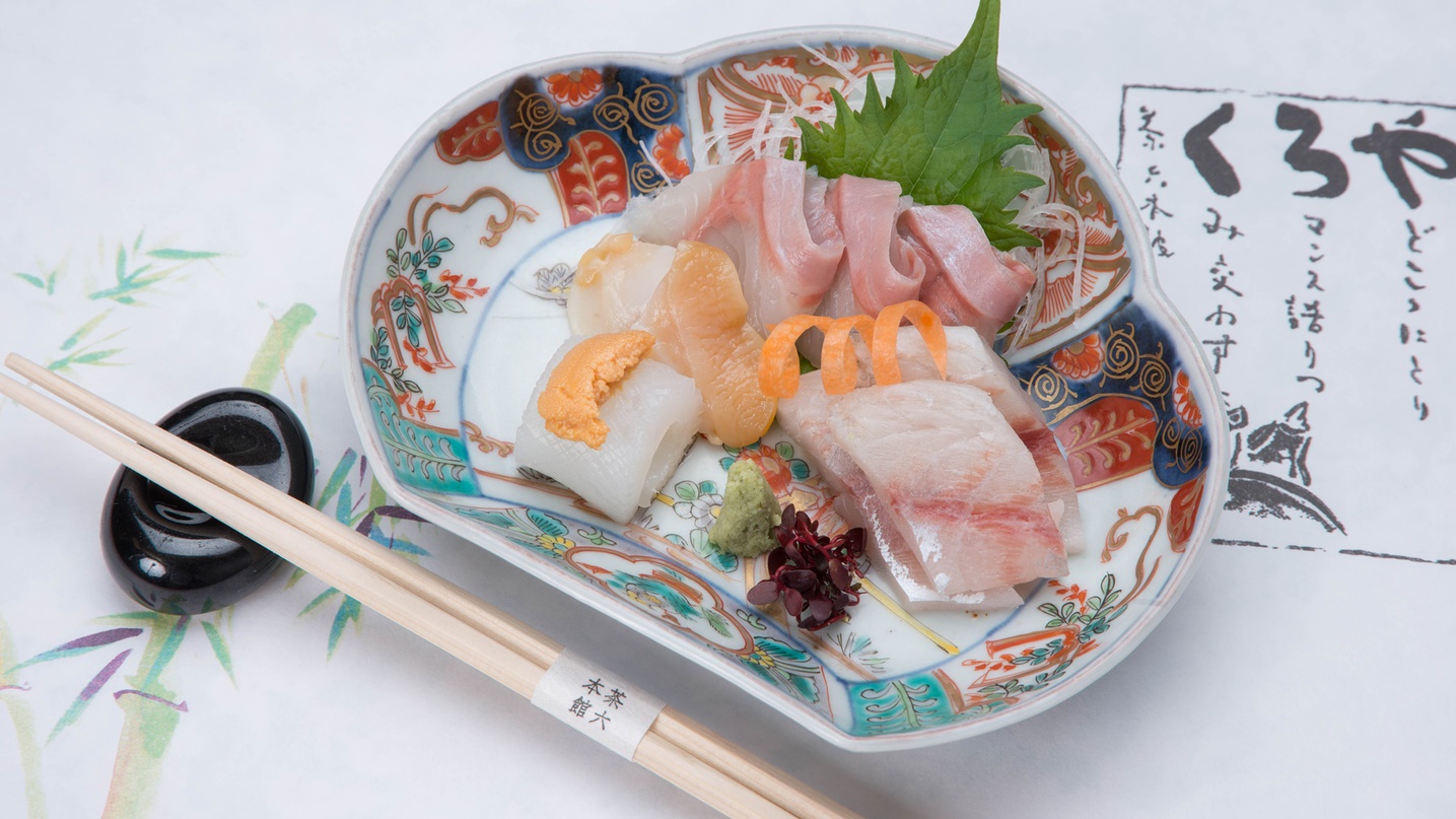 *【夕食一例】日本海の新鮮なお刺身！