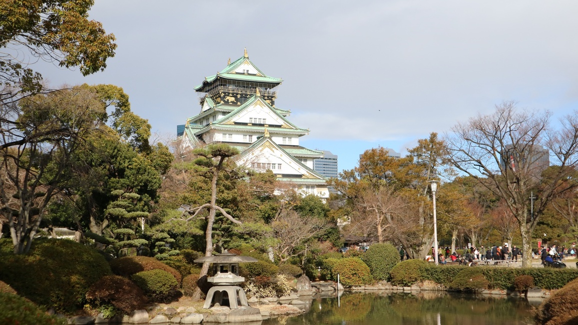 秋冬・大阪城