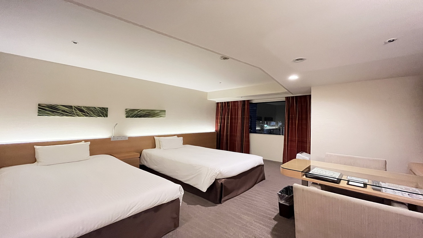 禁煙ツインルーム／36平米／バス・トイレセパレート