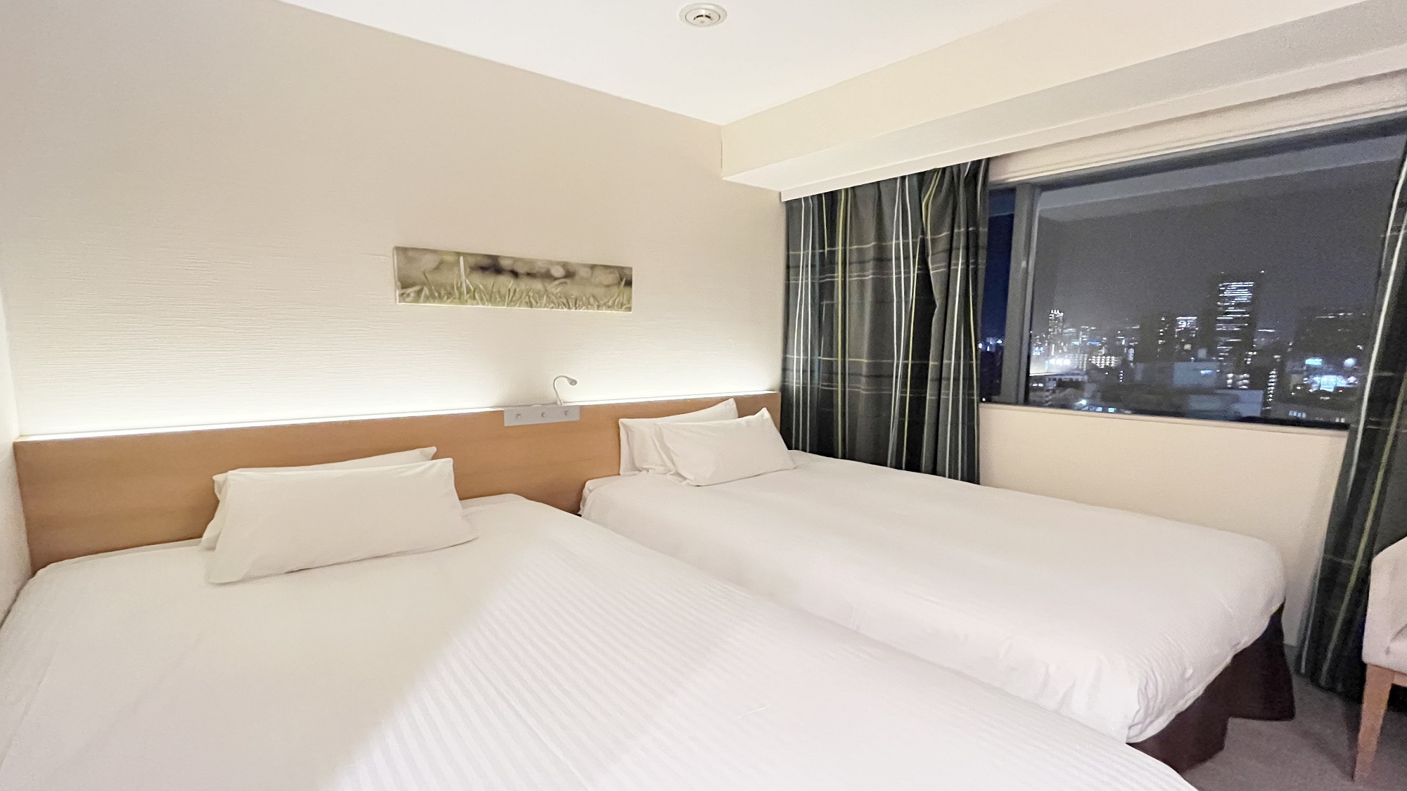 禁煙コンパクトツインルーム／17平米／ユニットバス