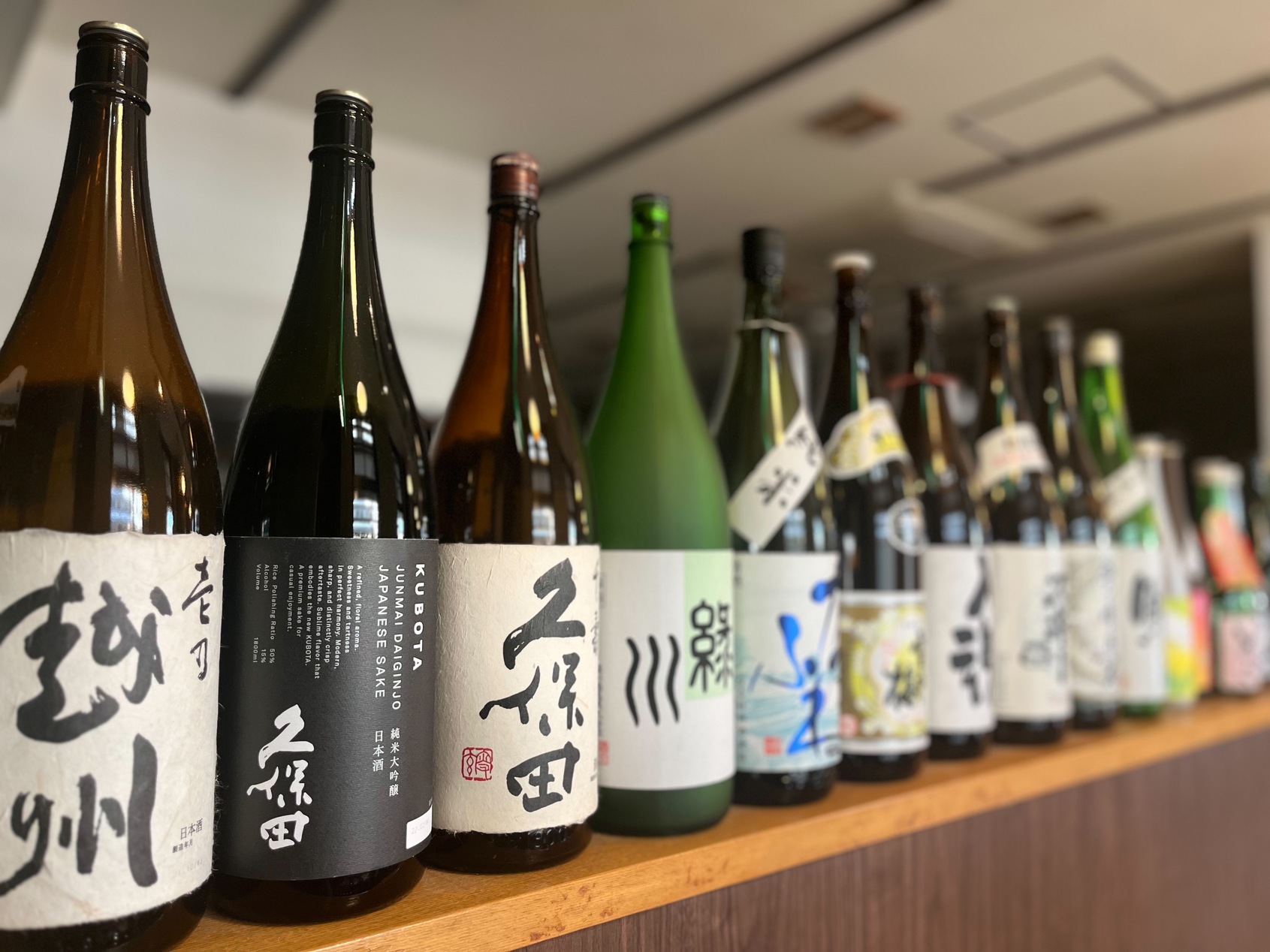 各種地酒をご用意！