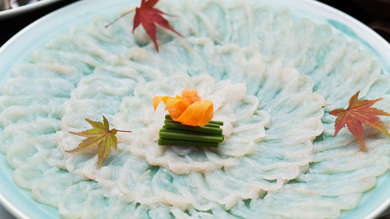 【宿中屋ふぐ会席】〜選べる伊勢海老or鮑〜