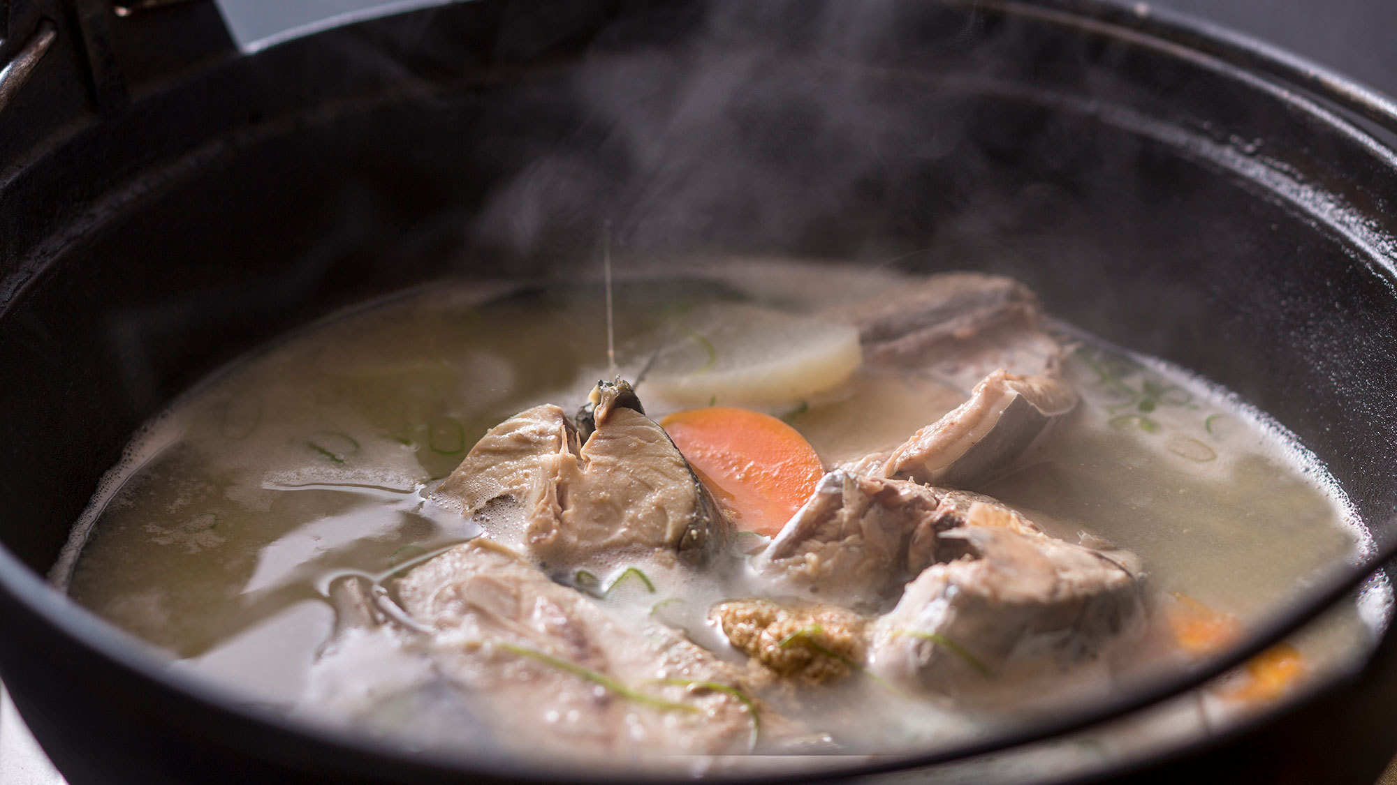 【和朝食】魚のお出汁が出て美味しい漁師汁