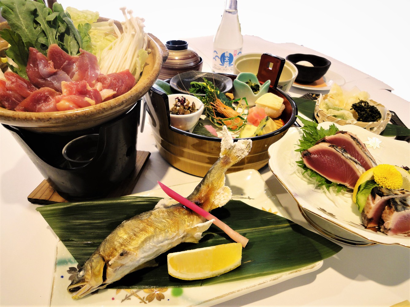 維新博限定会席例（龍馬が愛した軍鶏鍋）