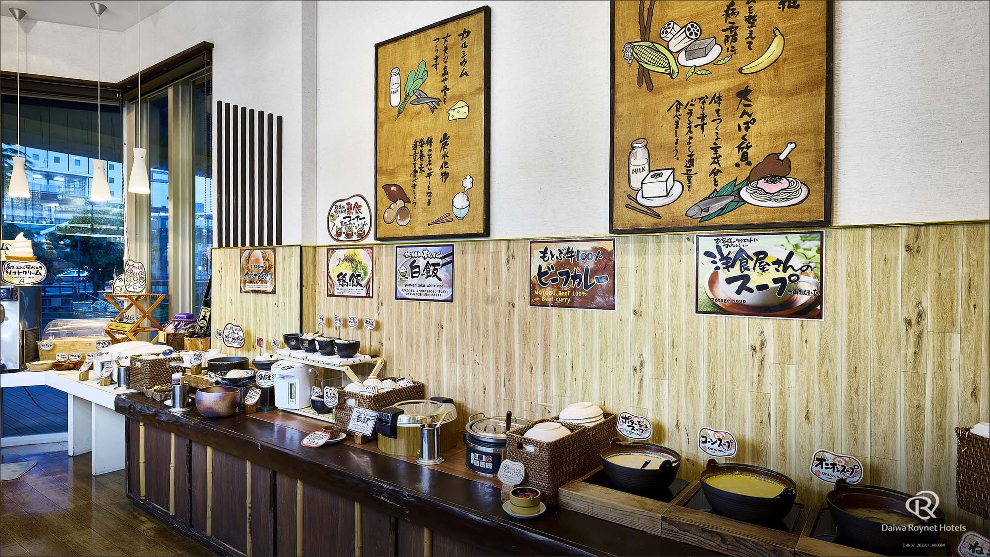 朝食会場