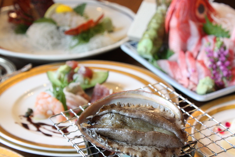 鮑の踊り焼きと料理イメージ