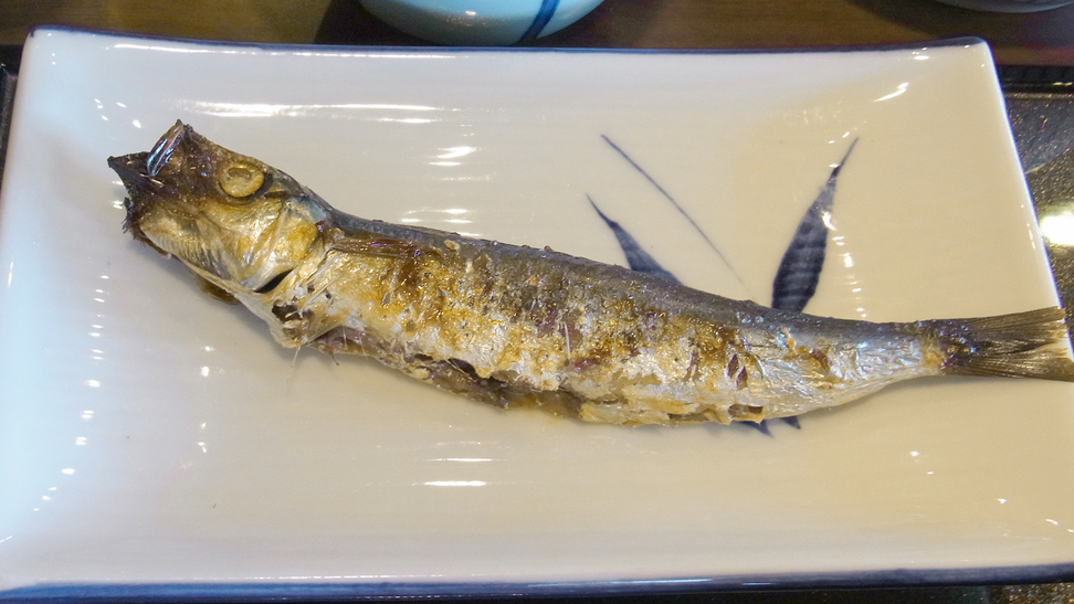 *【朝食一例】新鮮な川魚の塩焼きなど土地の味覚をご用意いたしております。