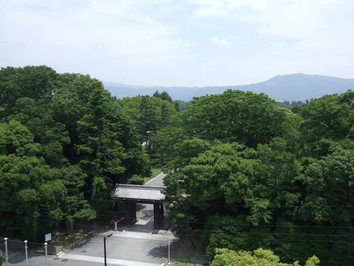 ガーデンパレスより蛤御門を望む