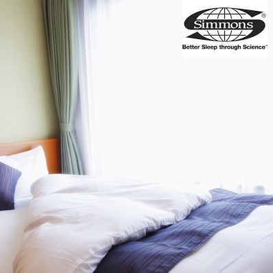 シモンズ社製ベッドを採用