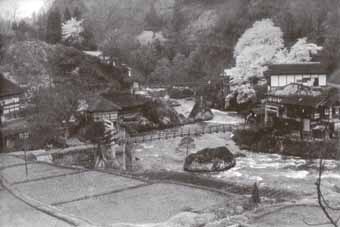 昭和30年代の玉梨温泉周辺