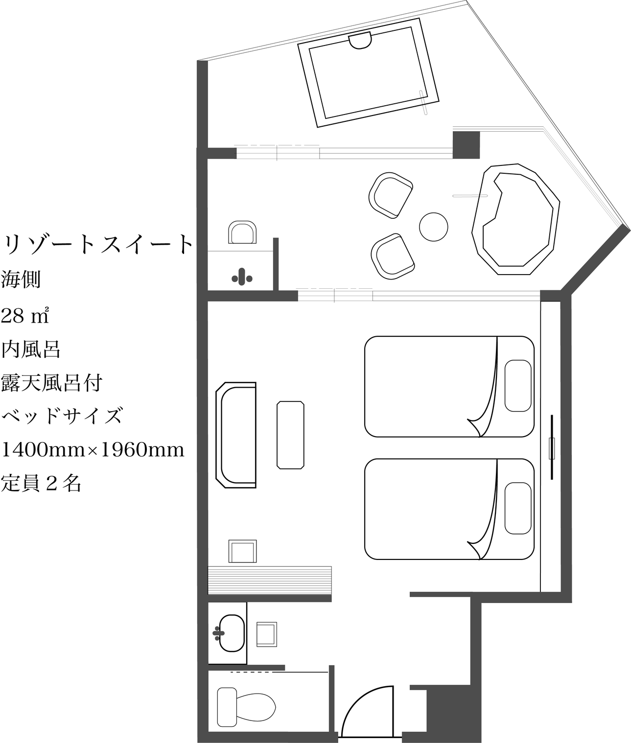 リゾートスイート客室イメージ