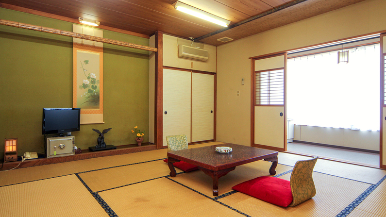【ペット客室】純和風のお部屋はすべて10畳以上のゆったりした広さ