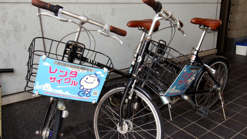 *レンタサイクル／1回500円！由比の魚介や観光巡りにお勧めです。