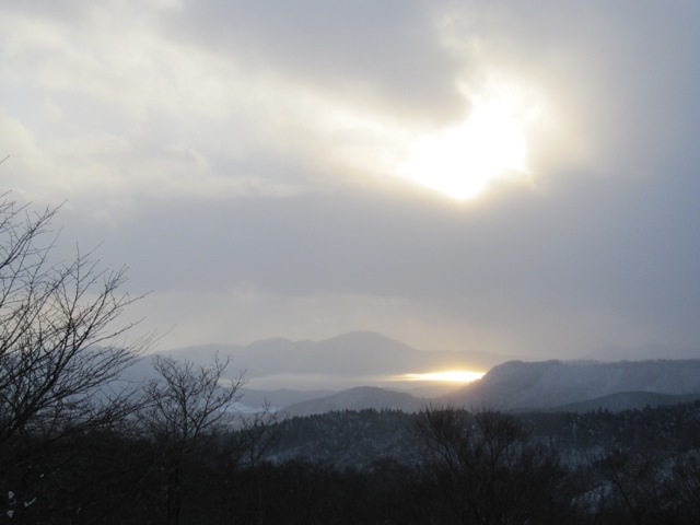 冬季田沢湖