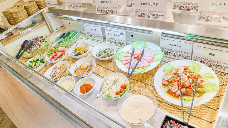 【バイキング】朝から栄養たっぷりの朝食メニュー 。朝食料理一例