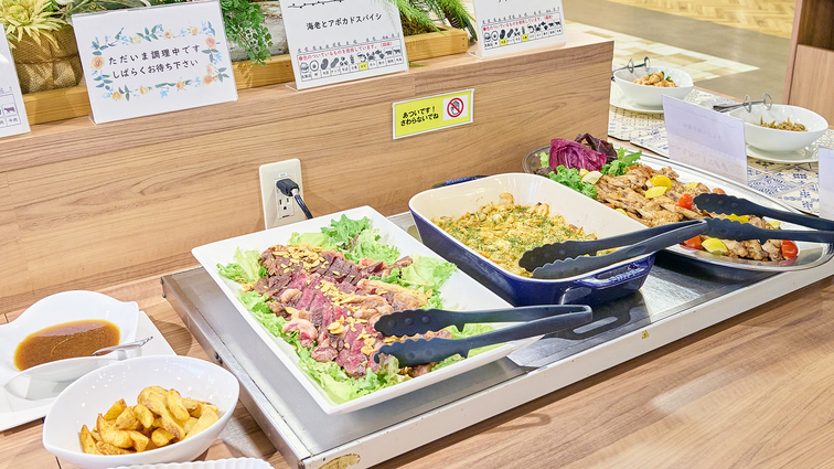 【バイキング】おいしく、楽しく、体によい料理をご提供。夕食料理一例