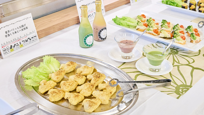 【バイキング】おいしく、楽しく、体によい料理をご提供。夕食料理一例
