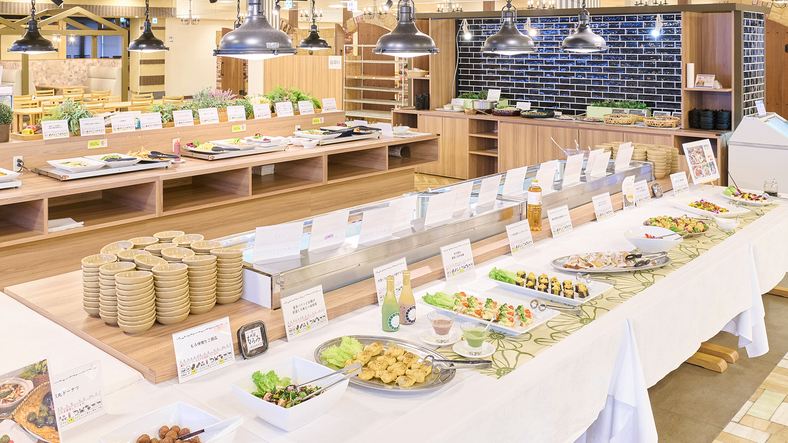 【バイキング】おいしく、楽しく、体によい料理をご提供。夕食料理一例