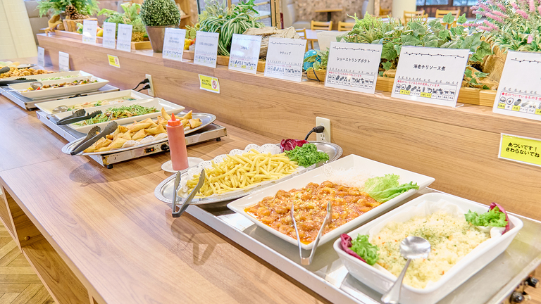 【バイキング】おいしく、楽しく、体によい料理をご提供。夕食料理一例