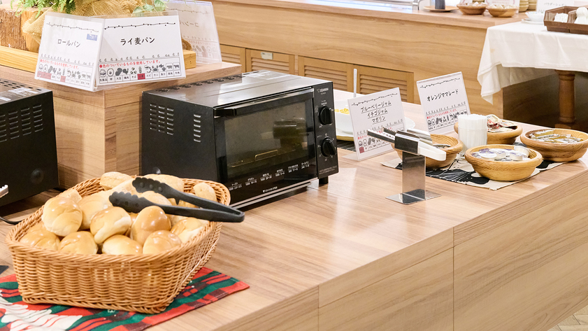 【バイキング】朝から栄養たっぷりの朝食メニュー 。朝食料理一例