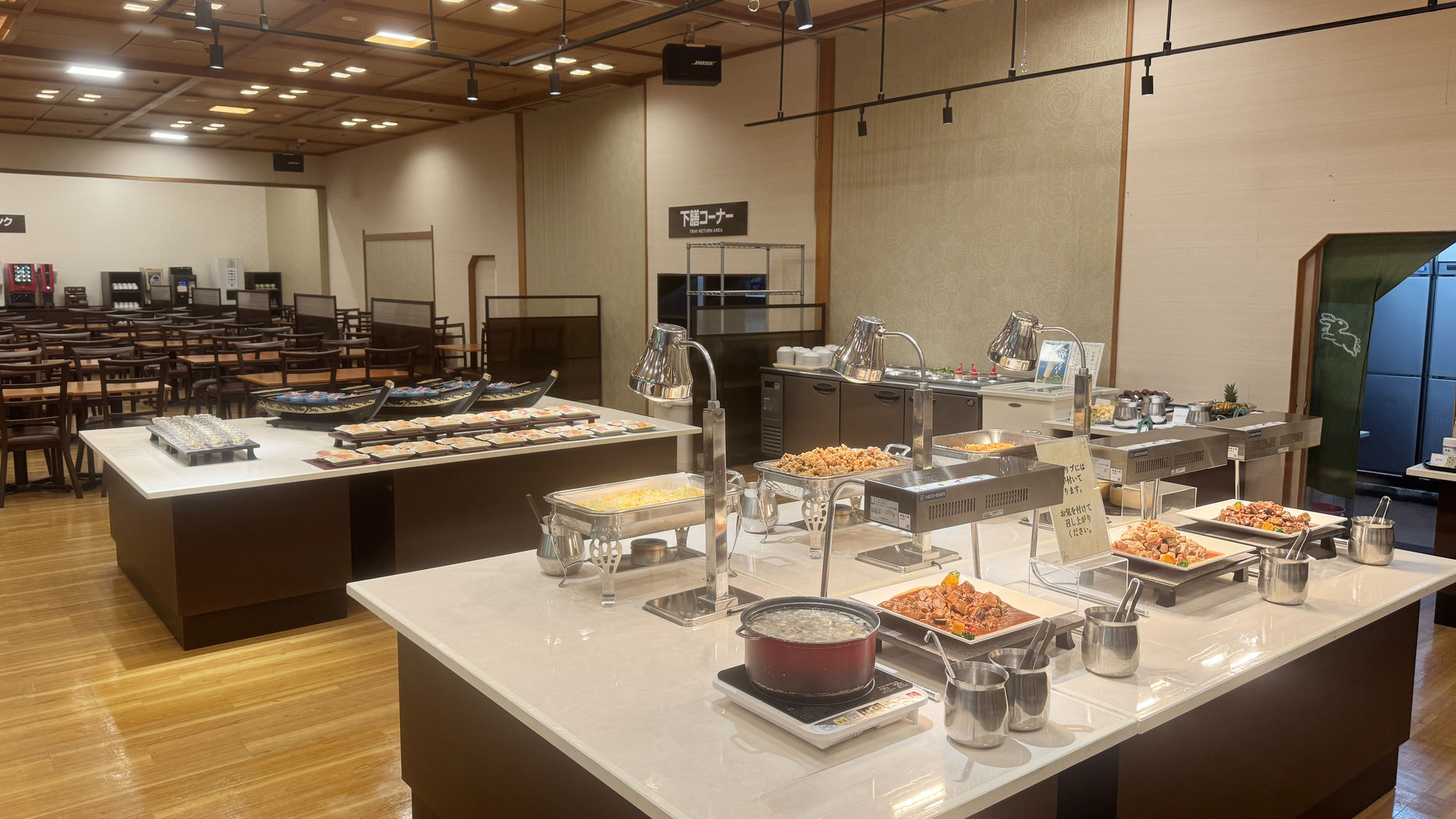 夕食バイキング一例