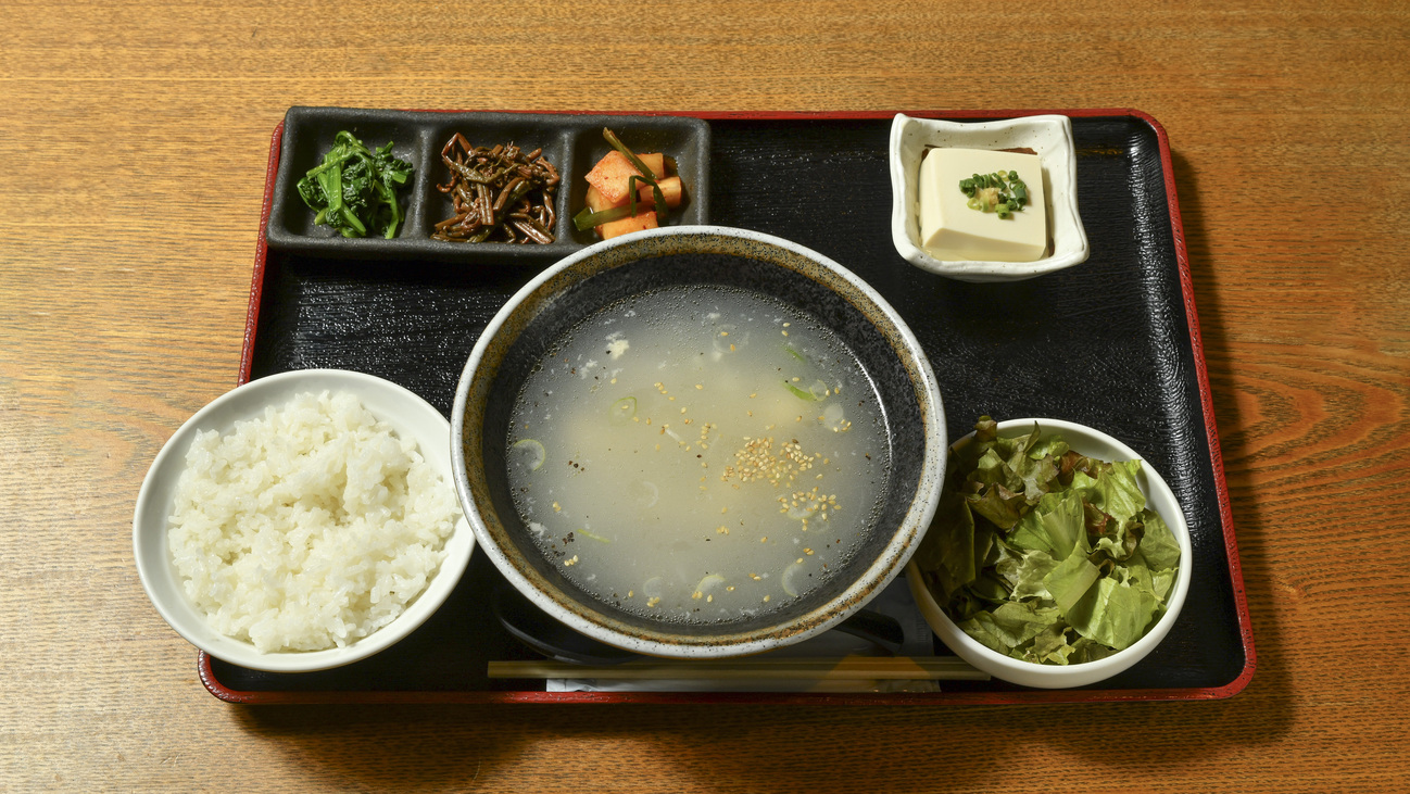 朝食サムゲタン風スープ