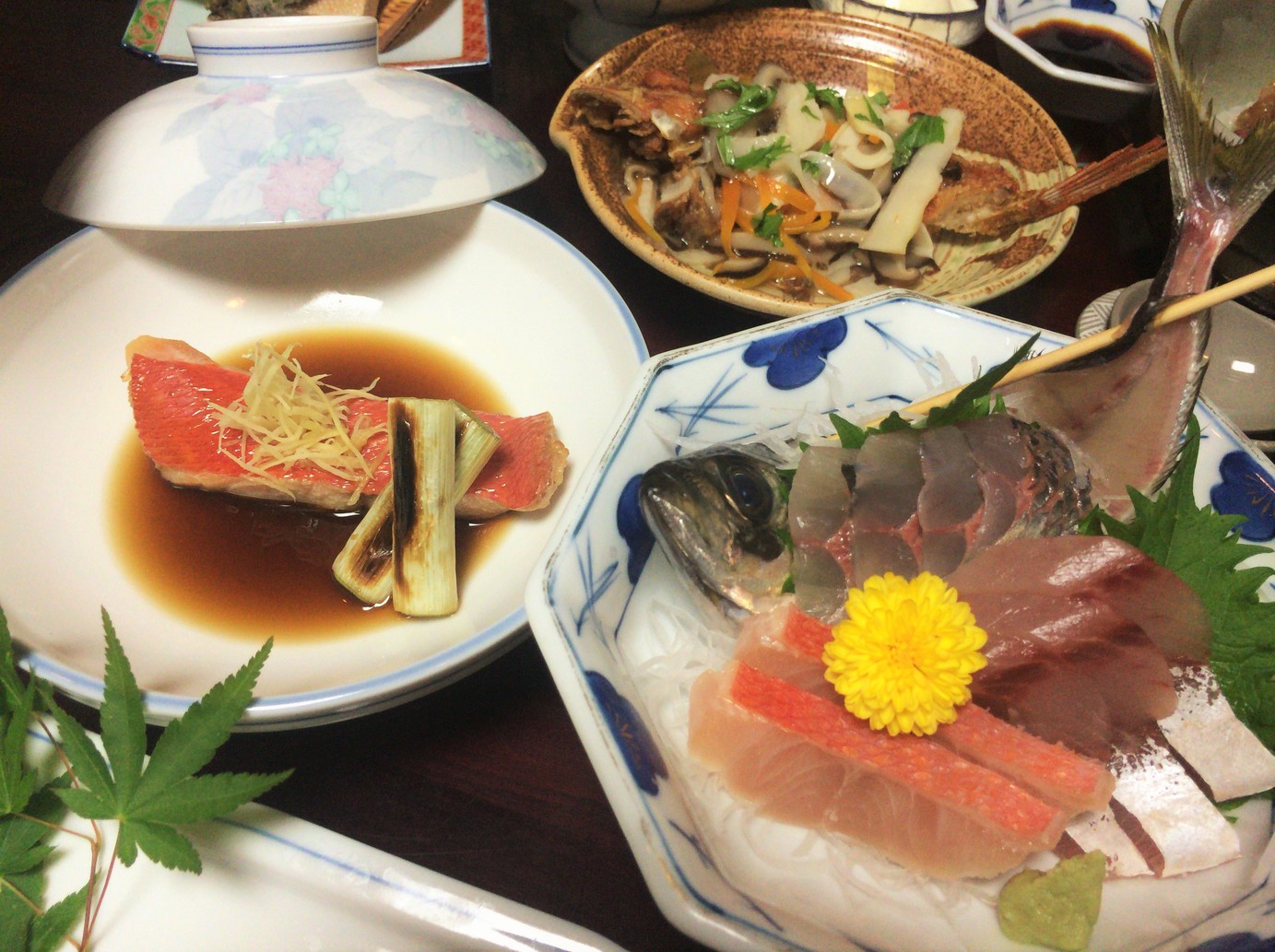 5.23金目、半カサ、お刺身