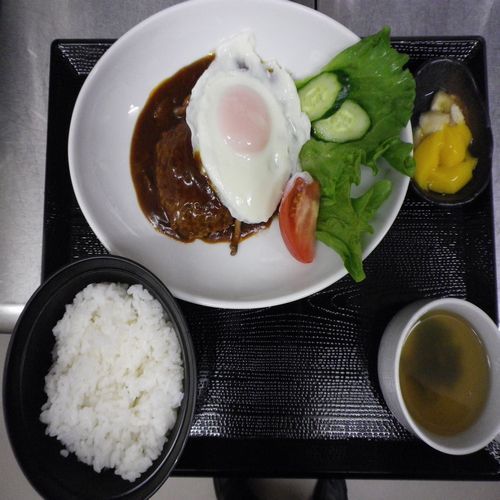 デミハンバーグ定食