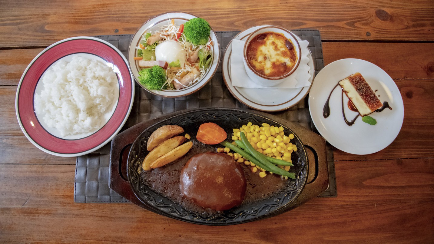 【定番】あか牛ハンバーグディナー