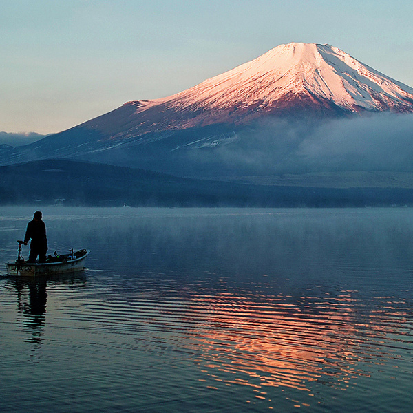 冬の山中湖