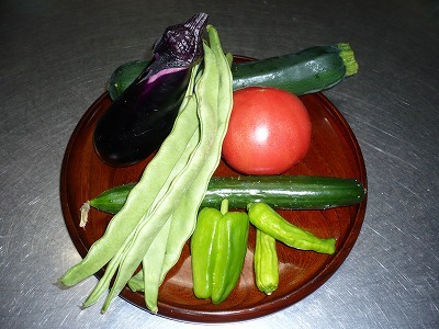 自家製有機野菜